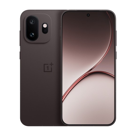 OnePlus 15T Smartphone in Dunkelbraun, 12GB RAM und 256GB Speicher, modernes Design und leistungsstarke Kamera.