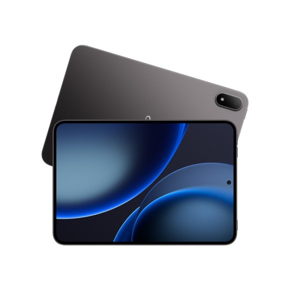 Oppo Pad Mini Soft Light Version in Schwarz, 12GB RAM und 256GB Speicher, schlankes Design, hochauflösender Bildschirm.