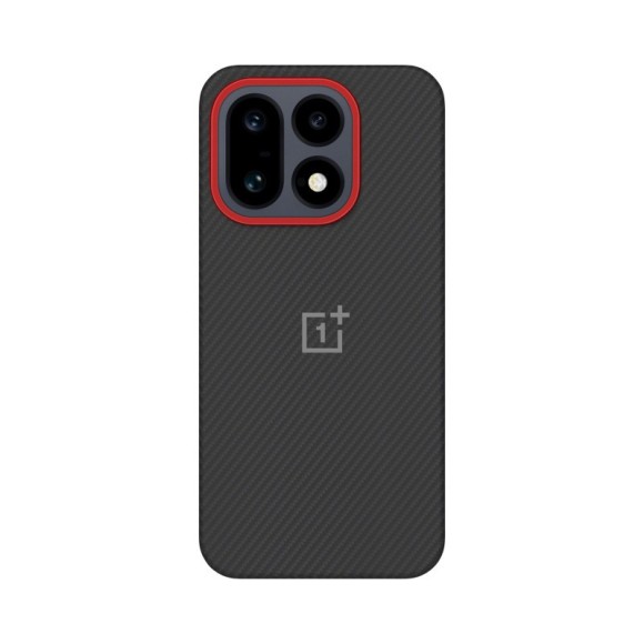 OnePlus 16 Aramid Fiber Magnetic Case - black rear view
