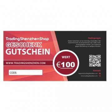 100€ Gutschein - TradingShenzhen - TradingShenzhen.com