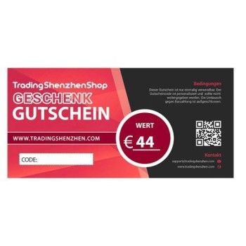 44€ Employee Benefit Voucher - TradingShenzhen - TradingShenzhen.com