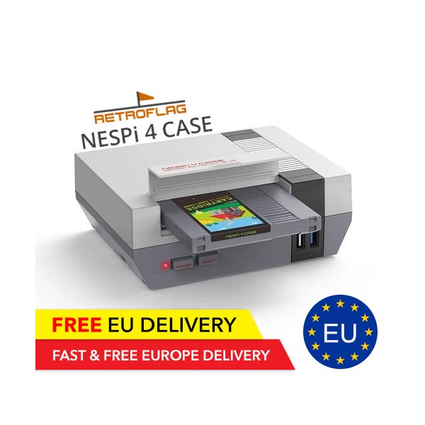 Retroflag NESPi 4 Case - HDMI - SSD Cardridge - EU Lager - Retrogflag - TradingShenzhen.com