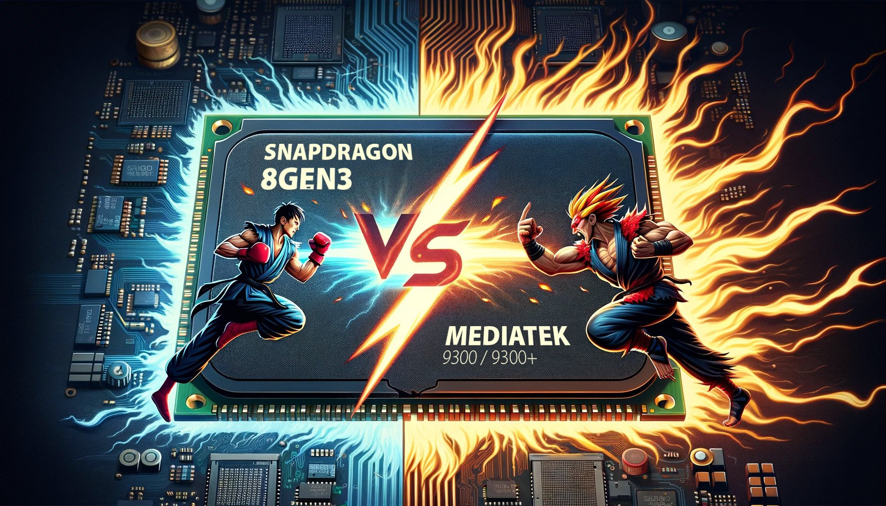 Giants in comparison: Snapdragon 8 Gen 3 vs. MediaTek 9300