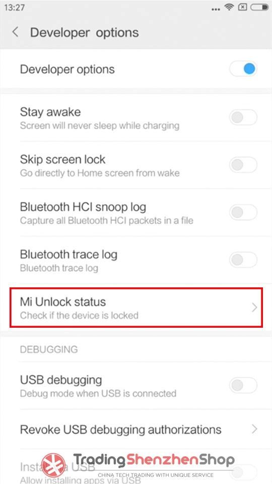 Mi Unlock Status Xiaomi Tutorial 4