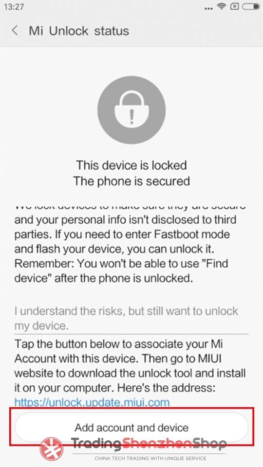 Mi Unlock Status Xiaomi Tutorial 5